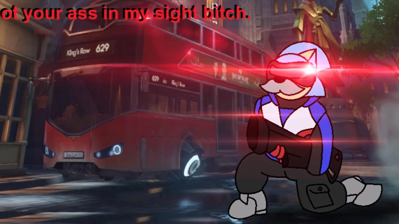 Drawing Uncle Chuck as Soldier 76 from Overwatch